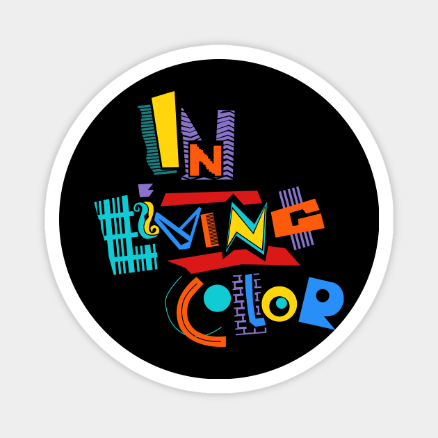 Funny In living Color Tv Show Retro Magnet by Tracy Daum